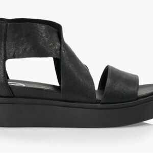 Wishbone Penelope Sandals Sz11 black leather